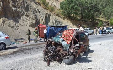 تصادف هولناک در جاده کاکان