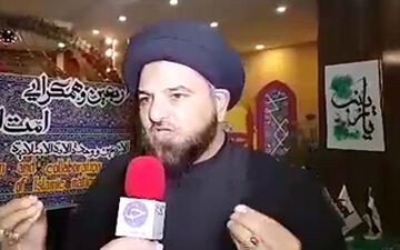 سخنان امام جمعه کالیفرنیا در راهپیمایی اربعین + فیلم 