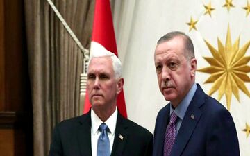 میدل‌ایست‌آی: اردوغان و پنس بر سر آتش‌بس‌ موقت در سوریه موافقت کردند