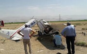سقوط هواپیما در هشتگرد