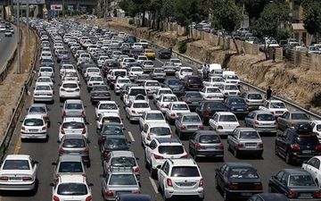 یکشنبه 16 آذر/ترافیک سنگین در بزرگراه‌های اصفهان