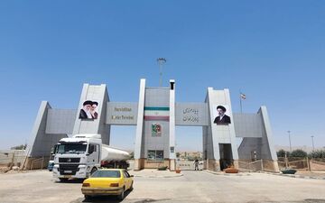 ترانزیت بیش از ۵۹۳ هزار تن کالا از پایانه مرزی پرویزخان