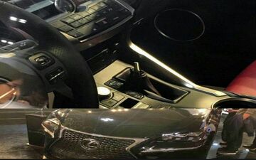 رد پای دزد سر دنده لکسوس در یک سایت