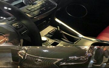 رد پای دزد سر دنده لکسوس در یک سایت
