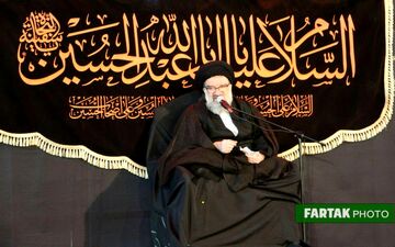 مراسم درگذشت والده مکرمه حجت‌الاسلام  رئیس سازمان گسترش اقتصاد مقاومتی به روایت تصویر