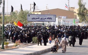 پایان موج بازگشت زوار اربعین/ تردد بیش از یک میلیون زائر از مرز خسروی