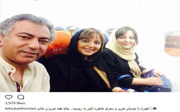 دو بازیگر زن در راه سفر به روسیه / عکس