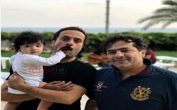 تیپ و ژست بچه بقل احمد مهرانفر در آنتالیا (عکس)