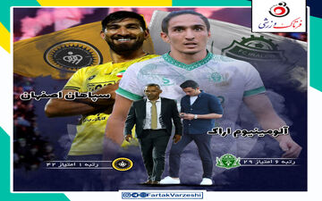 آلومینیوم اراک - سپاهان اصفهان؛ نگاه استقلال و پرسپولیس به تیم رحمتی