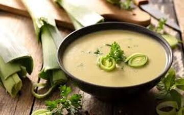 طرز تهیه سوپ تره فرنگی !