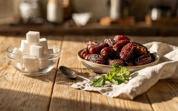 مقایسه کالری یک حبه قند و یک عدد خرما: کدام گزینه بهتر است؟