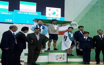  سلطانى چراغ اول تیم جوانان را روشن کرد /  هت تریک طلایى ملى پوش وزنه بردارى در آسیا 