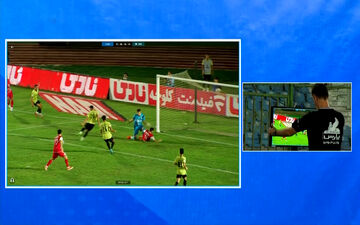 گل سوم پرسپولیس پس از بازبینی توسط VAR مردود اعلام شد! + ویدئو