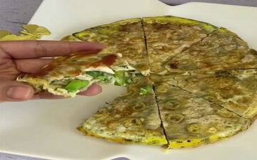 عجله داری وقت غذا درست کردن نداری؟ غذای فوری و خوشمزه با نان لواش و تخم مرغ رو این طوری درست کن