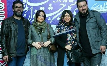 ژست و تیپ جالب برادران هنرمند و همسرانشان در جشنواره فجر