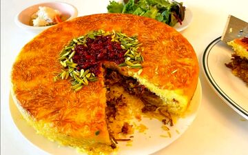 ته چین گوشت: غذایی دلچسب برای مهمانی ها / آموزش تهیه ته چین گوشت