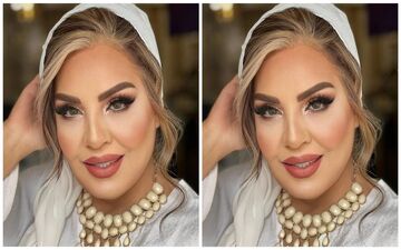میکاپ جنجالی زهره حمیدی سوژه شد / خانم بازیگر مثل تازه عروسا آرایش کرده!