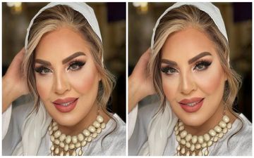 میکاپ جنجالی زهره حمیدی سوژه شد / خانم بازیگر مثل تازه عروسا آرایش کرده!