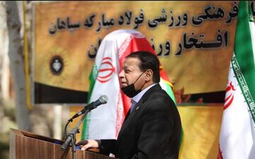 صحبت‌های محمد رضا ساکت در رونمایی از پیراهن جدید سپاهان و نصب سردیس سردار شهید حسن غازی