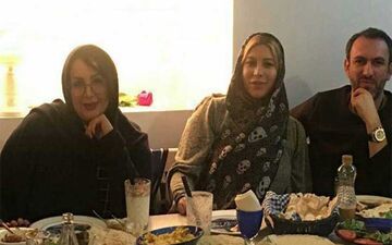 رستوران گردی فریبا نادری و همسرش! + عکس