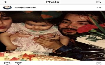 عکسی از حسن جوهرچی در جشن تولد یک سالگی دخترش