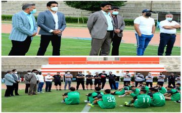 آغاز دور جدید تمرینات مس در حضور مدیر عامل باشگاه