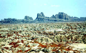 کوه های مریخی  شگفت انگیز چابهار 