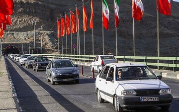 رشد۲۴ درصدی تردد در محورهای مواصلاتی کرمانشاه