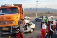 مرگ چهار نفر در دوربرگردان کویرتایر؛ تخلف راننده کمپرسی فاجعه آفرید