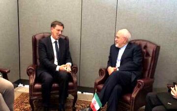 دیدار وزیر خارجه اسلوونی با وزیر خارجه ایران در در مجمع عمومی سازمان ملل