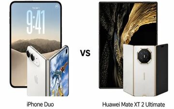 مقایسه تاشوهای اپل و هواوی: آیفون Duo در برابر Mate XT 2 Ultimate