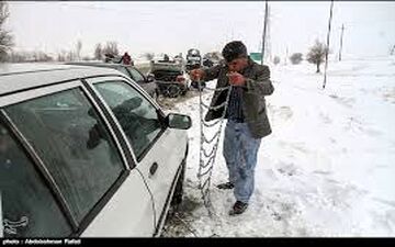 لزوم تردد با زنجیر چرخ در محورهای 5 استان
