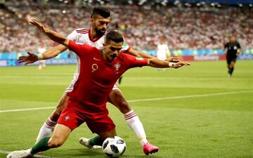 برتری پرتغالی‌ها مقابل ایران در نیمه نخست از نگاه آمار