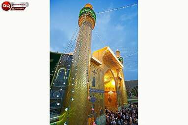 حرم امام علی (ع) در شب میلاد + عکس