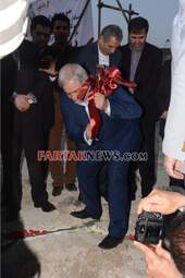 گزارش تصویری از کلنگ زنی مجتمع فرهنگی ورزشی سرپل ذهاب توسط مدیرعامل بانک شهر