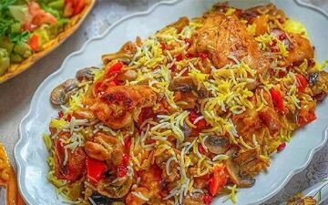 طرز تهیه پلو مخلوط مشهدی خوشمزه / دستور مجلسی و سنتی با طعم عالی