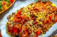 طرز تهیه پلو مخلوط مشهدی خوشمزه / دستور مجلسی و سنتی با طعم عالی