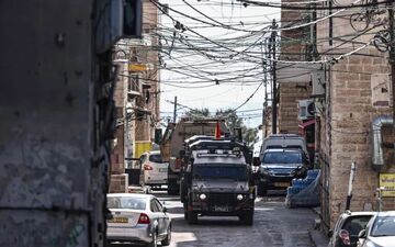 حملات نظامیان اسرائیلی به کرانه باختری و بازداشت فلسطینیان