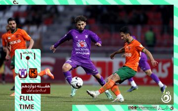 خلاصه بازی مس رفسنجان 1 - هوادار 1 + ویدئو