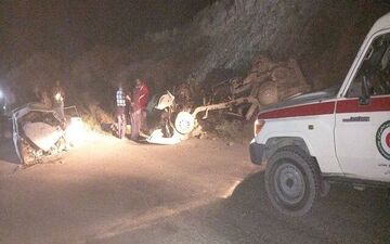 حادثه دلخراش در جاده هراز: واژگونی وانت مزدا با یک کشته و سه مصدوم