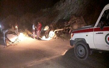 حادثه دلخراش در جاده هراز: واژگونی وانت مزدا با یک کشته و سه مصدوم