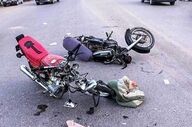 بی‌کلاه ایمنی، بی‌بازگشت؛ مرگ موتورسوار در بزرگراه صیاد شیرازی