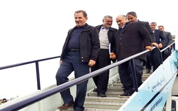 معاون اول رئیس جمهور وارد کرمانشاه شد