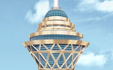  نگاهی تازه و حیرت‌انگیز به برج میلاد در سال ۲۱۲۳ از طریق هوش مصنوعی!