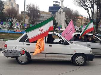 گزارش تصویری/ حضوری پر اقتدار از مردم کرمانشاه در راهپیمایی۲۲ بهمن