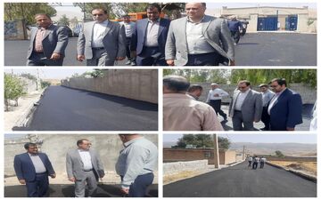 آسفالت۲۶  هزارمترازمعابرروستاهای بخش زاگرس/آسفالت ۱۰۰هزارمترمربع از معابرروستاهای شهرستان درسال 1403