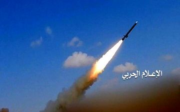 شلیک موشک بدر 1 به جنوب عربستان سعودی