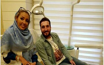 ادموند بزیک در مطب دندانپزشکی خانم دکتر سرشناس (عکس)