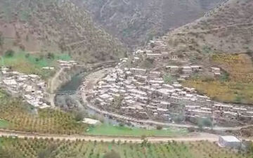 طبیعت پاییزی و رنگارنگ در روستای دلمرز در مریوان+ فیلم 