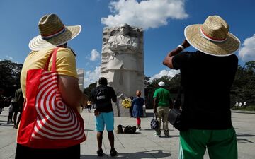 راهپیمایی بزرگ در واشنگتن برای دفاع از حقوق رأی‌دهندگان